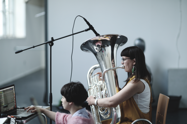 Tuba and electronics